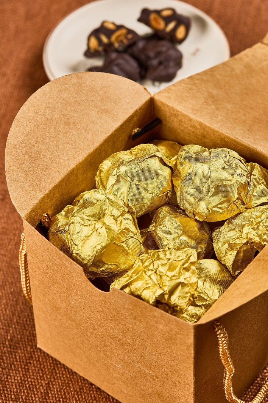 Buy Homemade Almond Rocks Chocolate by Mahua Floral Studio.