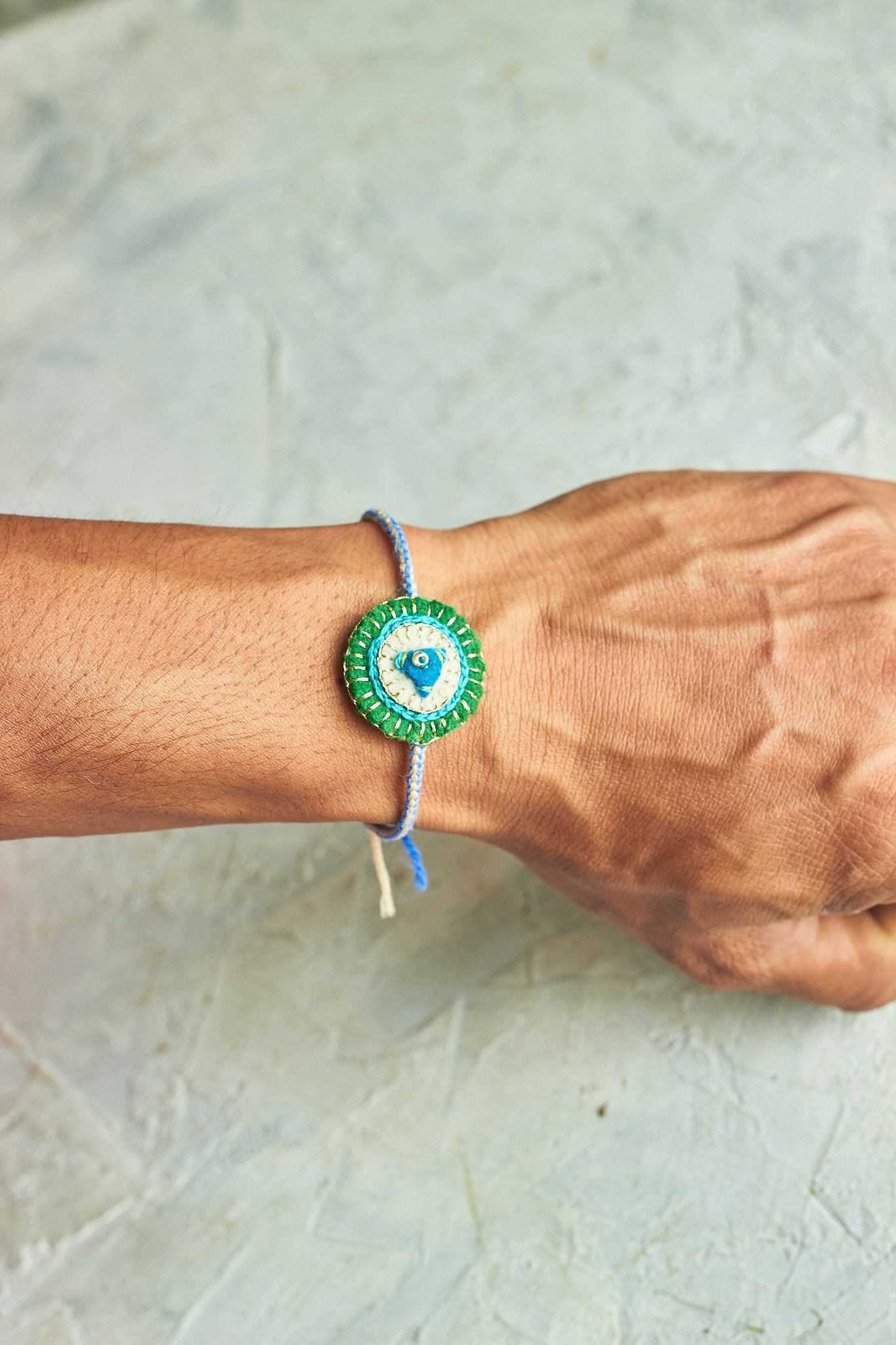 The Azure Rakhi - Mahua Floral Studio