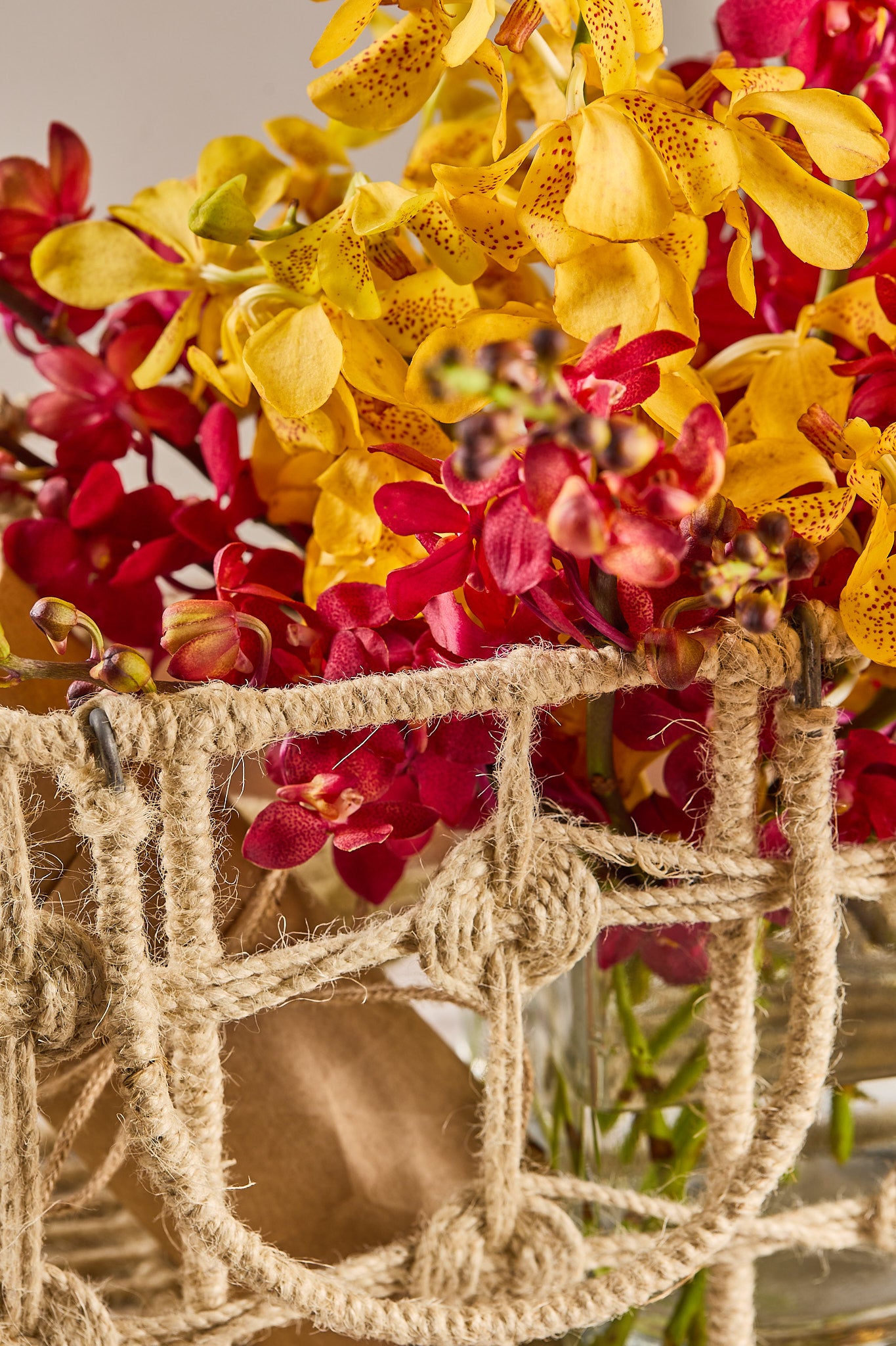 Orchids n' Wine Basket - Mahua Floral Studio