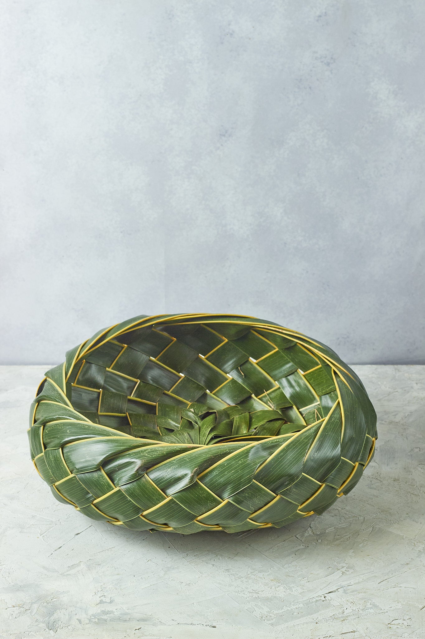 Woven Leaf Basket - Mahua Floral Studio