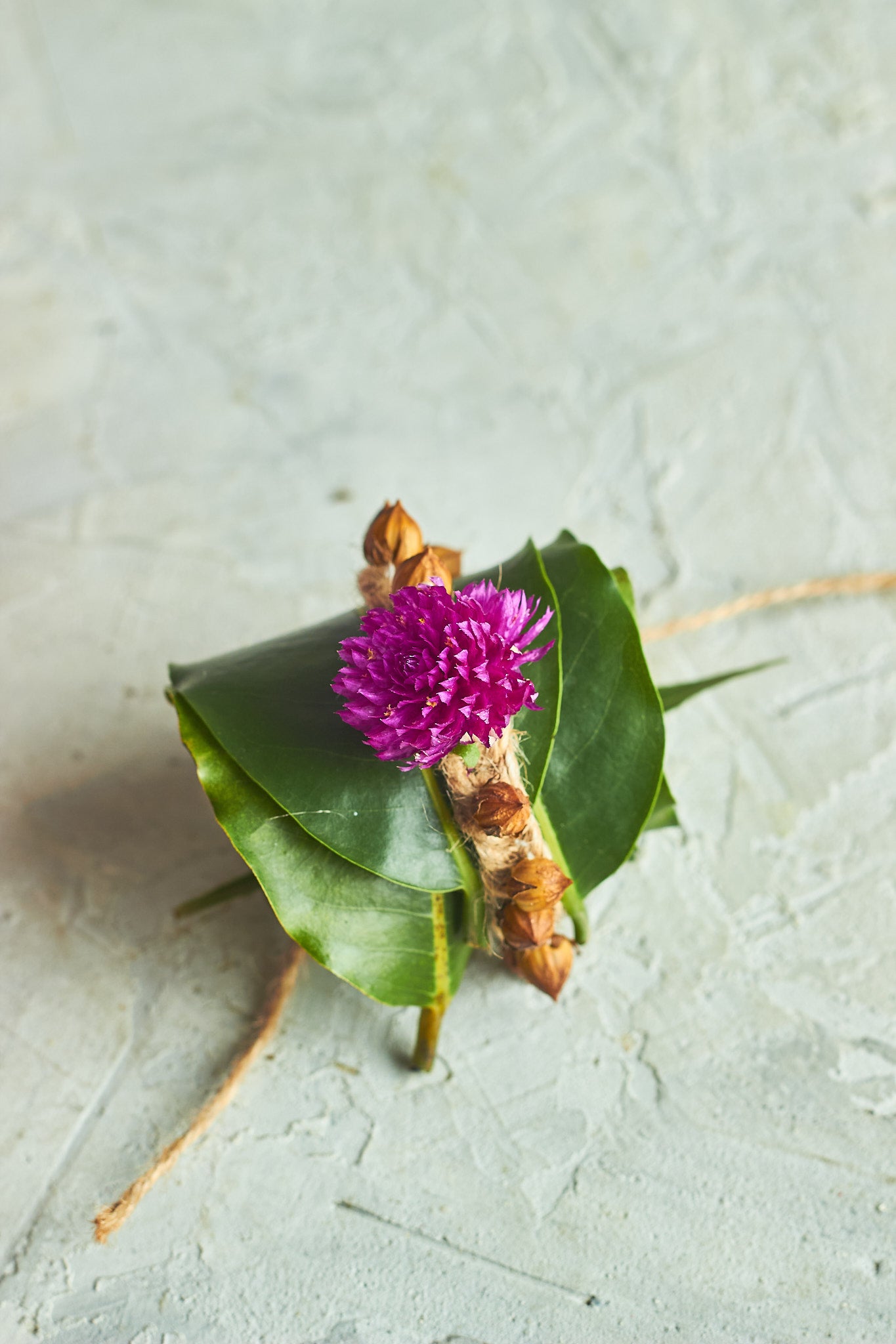 Gomphrena Rakhi - Mahua Floral Studio