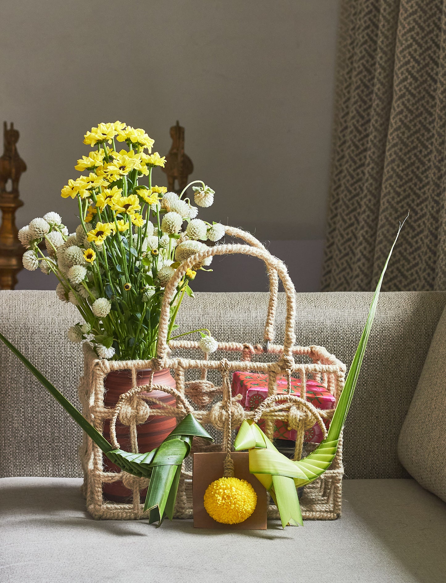Tota Myna Wedding Gift - Mahua Floral Studio