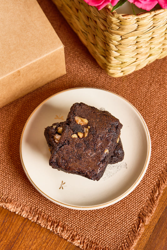 Buy Homemade Fudgy Brownies by  Mahua Floral Studio.
