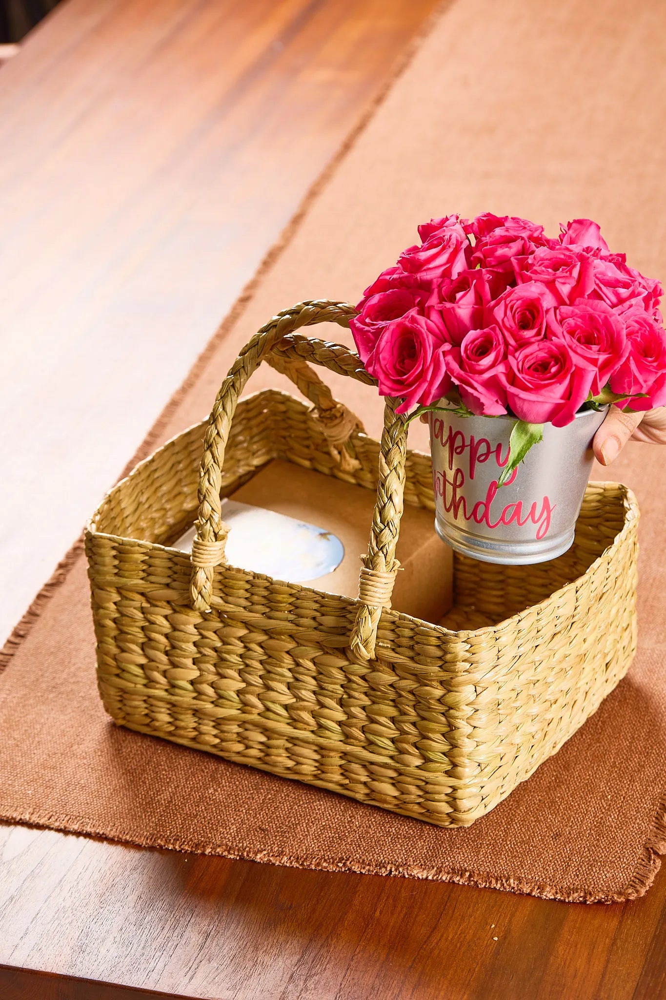 Blooms & Brownies Basket - Mahua Floral Studio