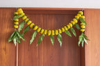 Buy Yellow Ambapala Toran by  Mahua Floral Studio.