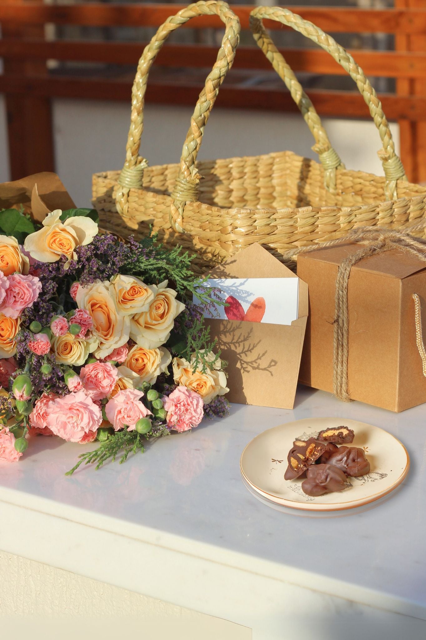 Bundle of love basket - Mahua Floral Studio