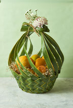 Buy Bow Mango Basket by  Mahua Floral Studio.