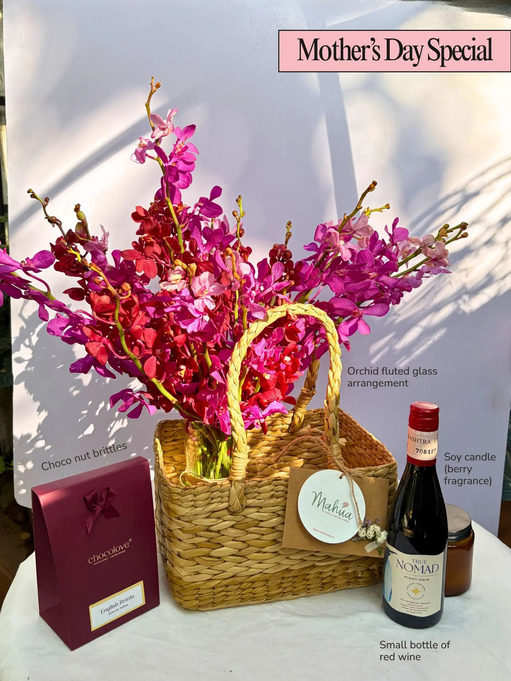 P.S. I love you basket - Mahua Floral Studio