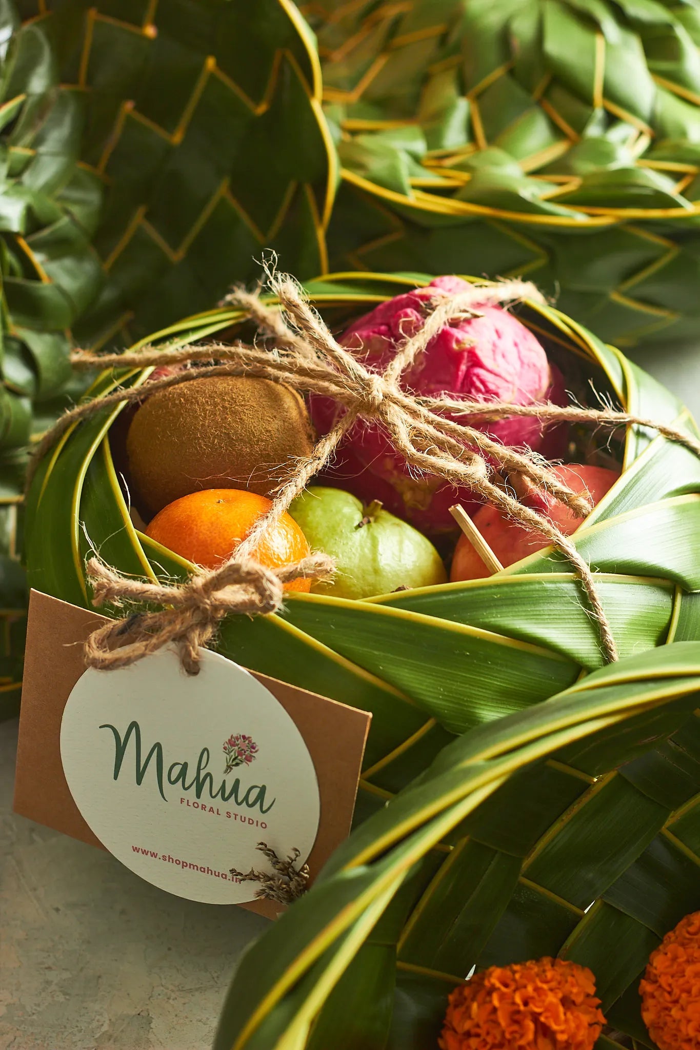 Petite Fruit Basket - Mahua Floral Studio