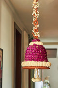Purple Terracotta Floral Bell - Mahua Floral Studio