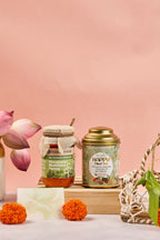 Honey & tea basket - Mahua Floral Studio