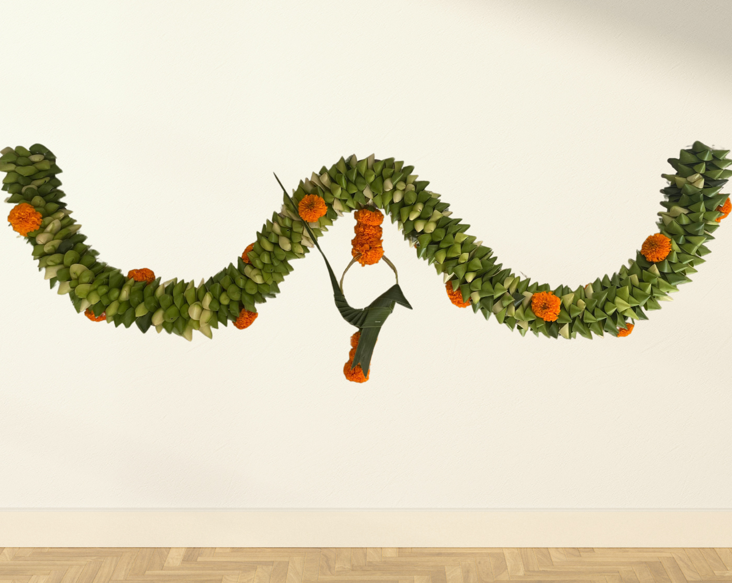 Shades of Green Toran - Mahua Floral Studio