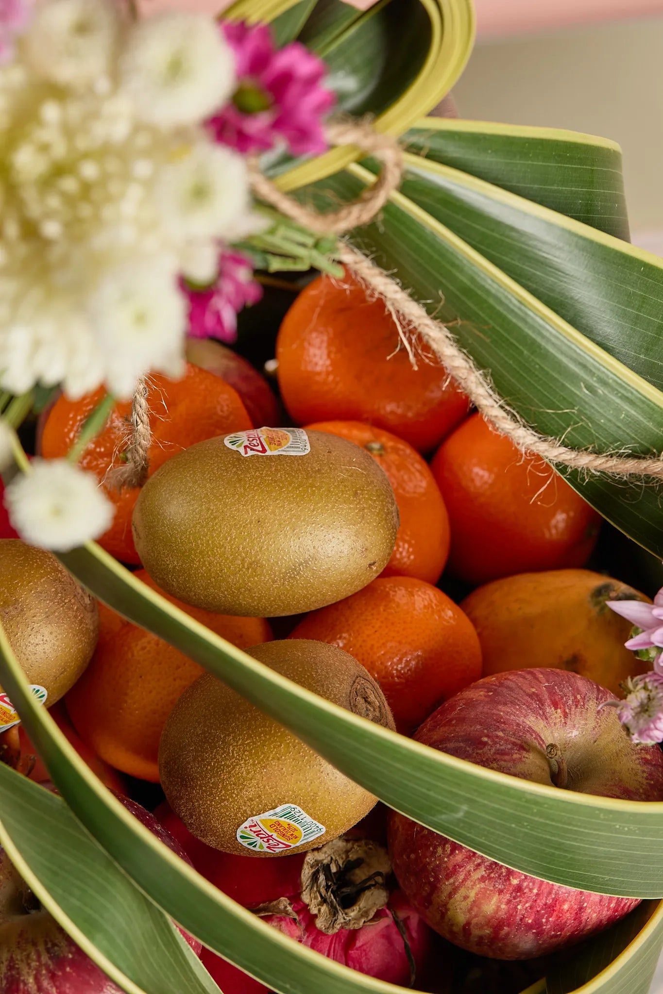Bow Fruit Basket - Mahua Floral Studio
