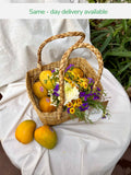 Mango Kona Basket - Mahua Floral Studio
