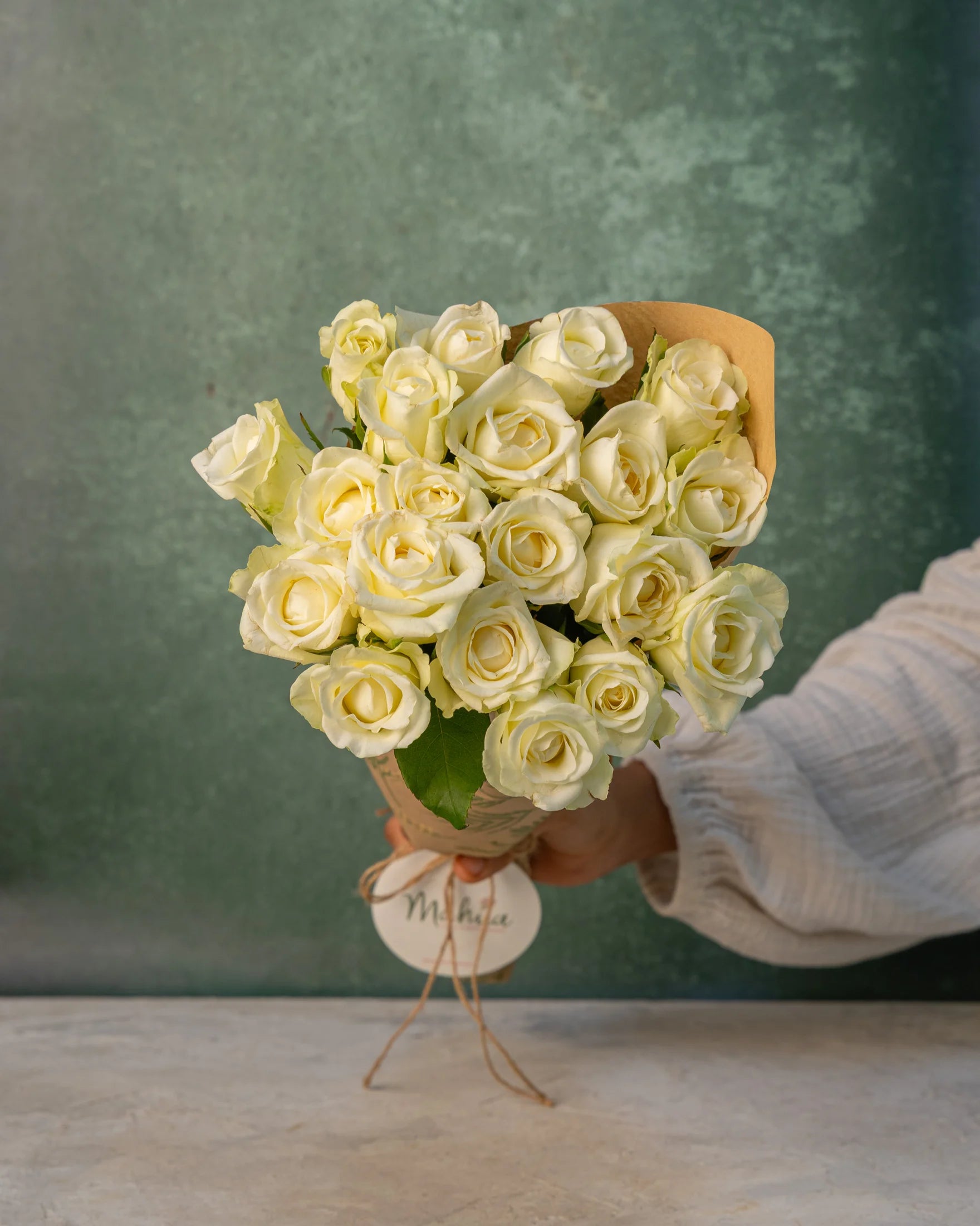 White Roses - Mahua Floral Studio