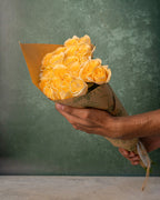 Peach Roses - Mahua Floral Studio